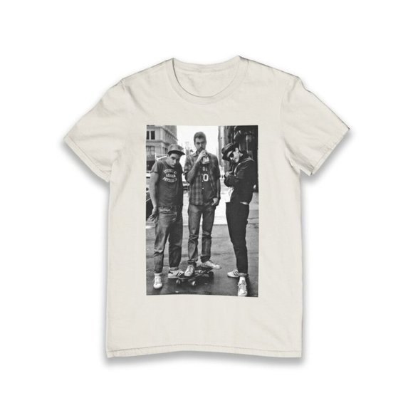Tops - The Beastie Boys Retro 1980S Brooklyn Creme Unisex Tshirt